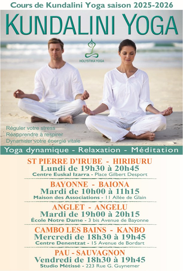 Affiche avec tous les cours